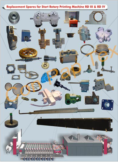 Spares For Stormac Stork Rotary Printing Machine Parts
